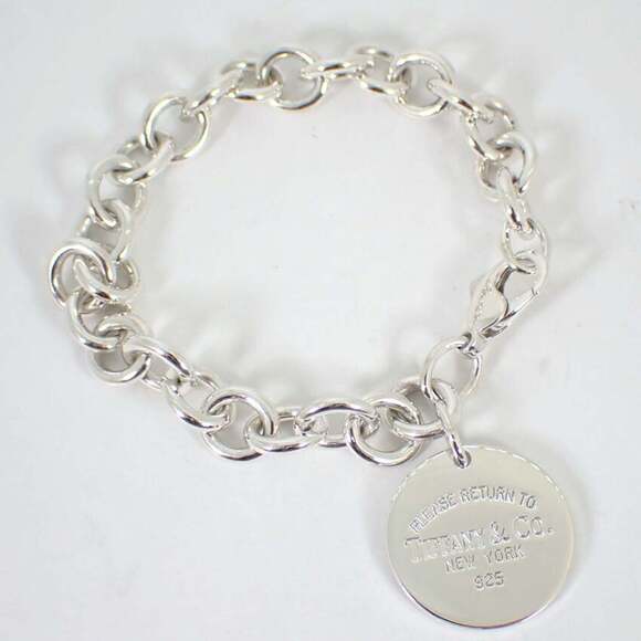 TIFFANY Authentic Silver Charm Bracelet - Picture 5 of 8